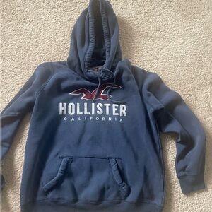 Hollister Men's Navy Blue Sweater